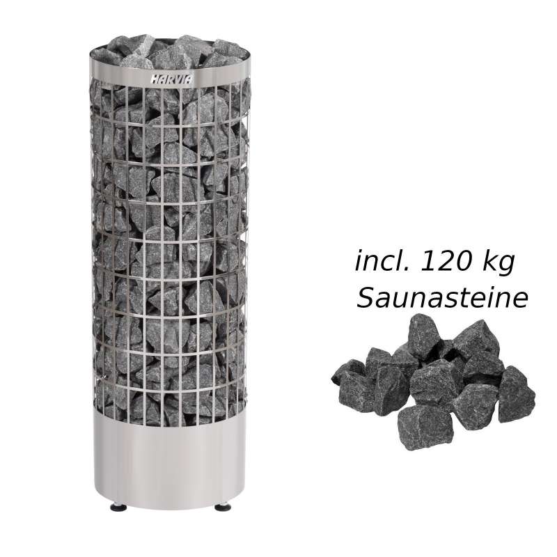 Harvia Saunaofen Cilindro 10,8 kW PC110E Elektroofen Saunaheizung Saunaheizgerät