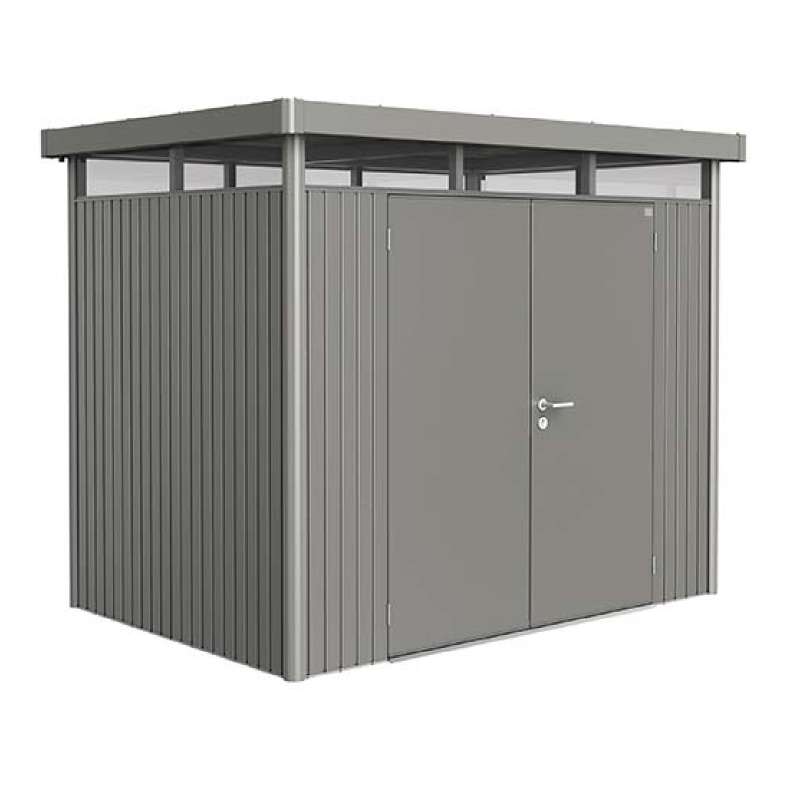 Biohort Gerätehaus HighLine® H2 Gartenhaus Gartenhütte Doppeltür 275 x 195 cm in 3 Farbvarianten