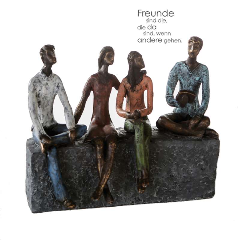 Casablanca Skulptur Network Poly mehrfarbig 21 cm