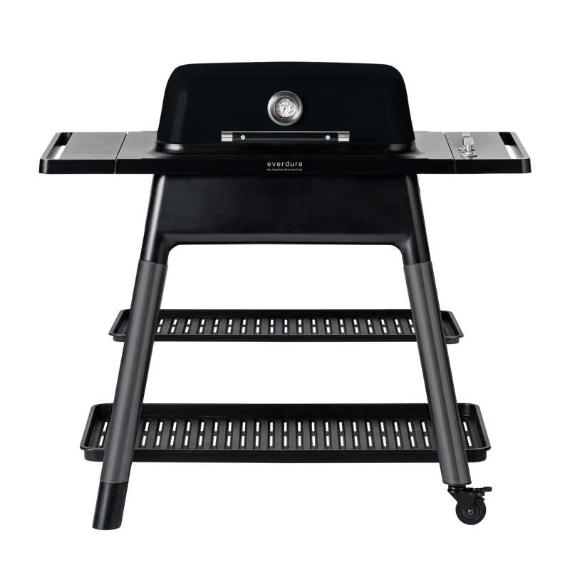 Everdure Force 2021 Gasgrill 2-Brenner mit Doppelboden Farbe Schwarz HBG2B2DE