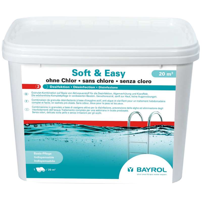 Bayrol Soft & Easy 4.48 kg Komplettpflege ohne Chlor Poolgröße ab 20 m³ 4199214