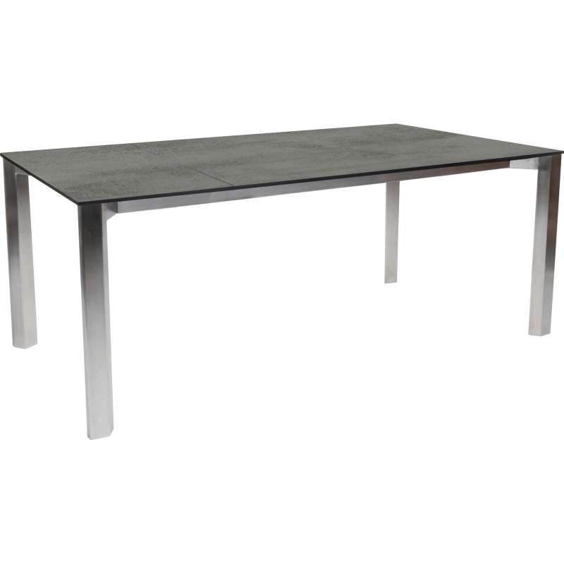 Stern Penta Ausziehtisch Gartentisch Dinning-Tisch Edelstahl 160x100 cm