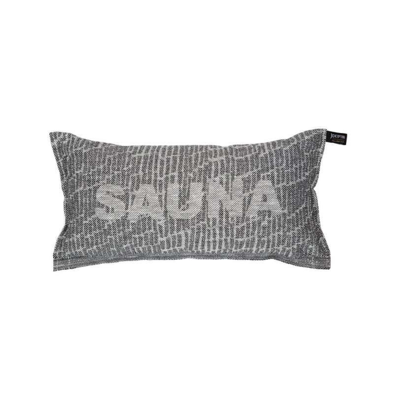 Jokipiin Saunatikut Pillow Saunakissen 22 x 40 cm finnisches Sauna Kissen white/black