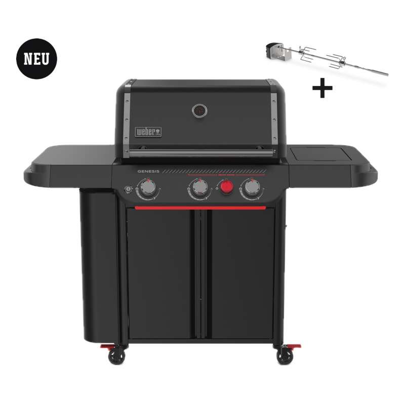 Weber Genesis E-330WR Gasgrill Stealth Edition (2025) inkl. Drehspieß 1501537