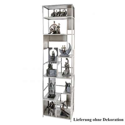 Casablanca Regal Level Metall silberfarben gewischt 200x50 cm Casablanca Regal Level Metall silberfarben gewischt 200x50 cm