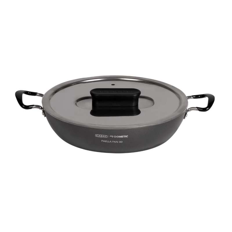 Cadac Paella Pfanne 30 mit Deckel Grillpfanne ø 28 cm für Safari Chef, 2-Cook oder Gasherd 8640