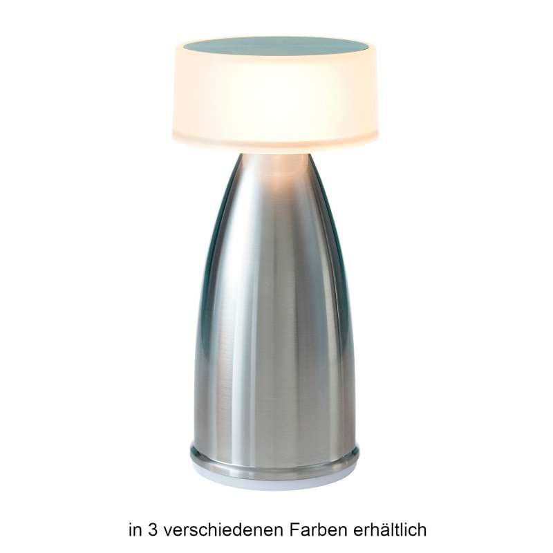 NEOZ kabellose Akku-Tischleuchte OWL 2 UNO LED-Lampe dimmbar 1 Watt 19x9 cm
