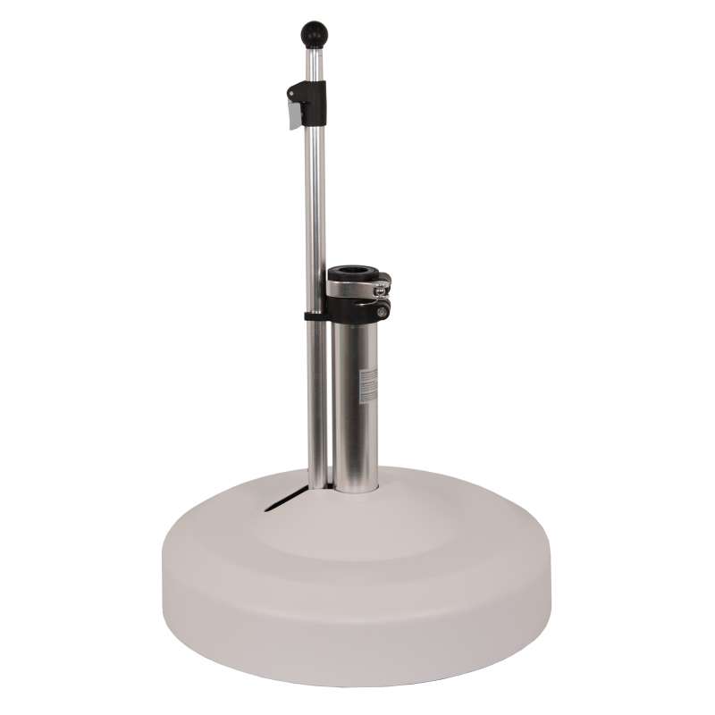Liro Schirmständer Mini 35 K mit Schnellspannung weiß Ø 50 cm 35K-50-01