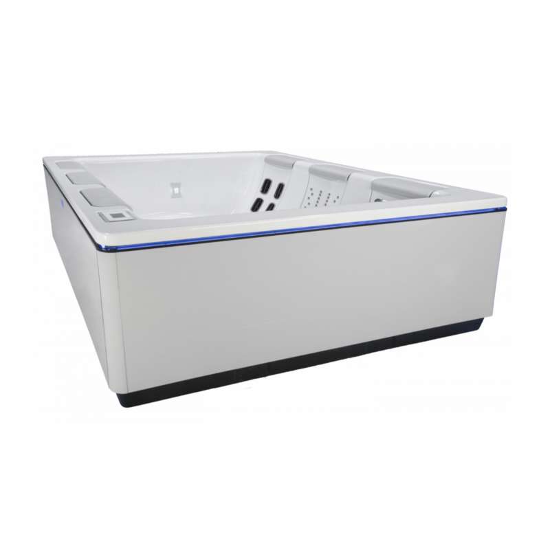 Bullfrog Spas STIL 7 Premium Whirlpool für 6 Personen 224x213x86cm Light Grey