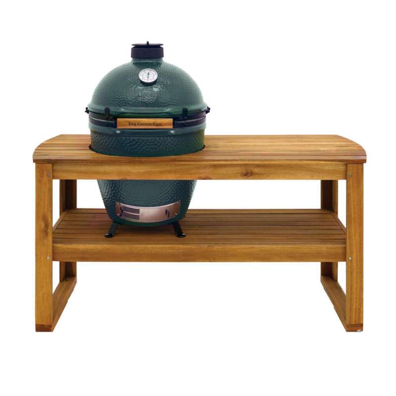 Big Green Egg L Large Kamadogrill Keramikgrill Set inklusive Eukalyptus Tisch Large