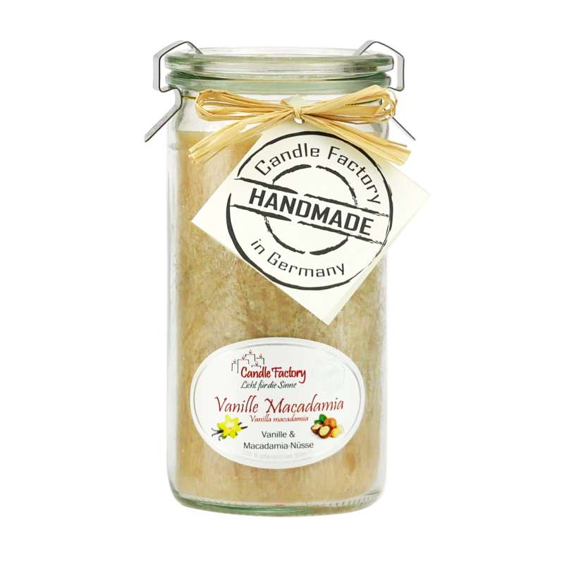 Candle Factory Mini Jumbo Vanille Macadamia Duftkerze Dekokerze 307102