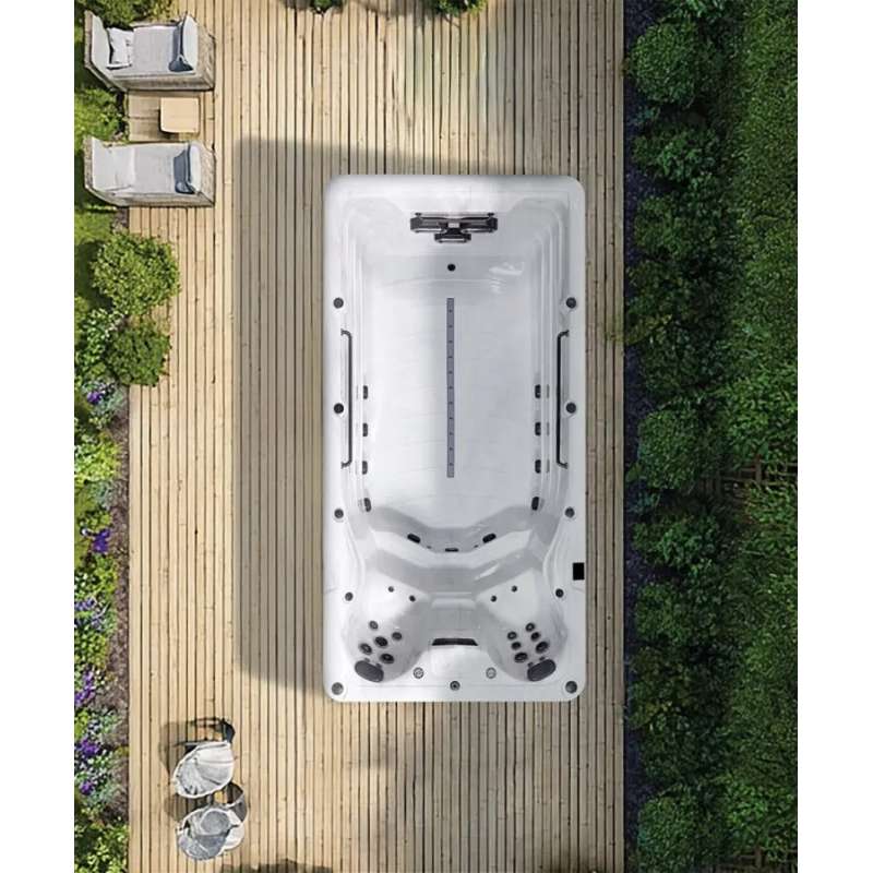 Platinum Spas Eros Swim Spa 450x225x150cm River Jet System inkl. Thermoabdeckung