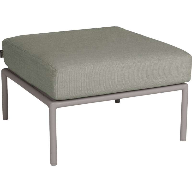 Stern Romy Hocker Sitzhocker Lounge-Hocker Aluminium greige Kissen greige/salbei