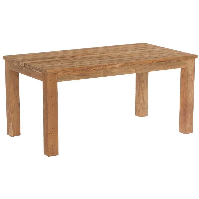 Sonnenpartner Gartentisch Charleston rechteckig 160 cm x 90 cm Teakholz 80050710