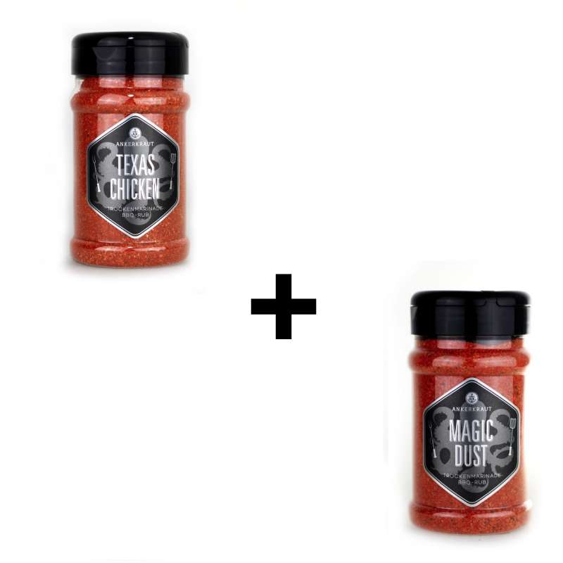 Ankerkraut 2er BBQ Rub Marinaden Set für Geflügel