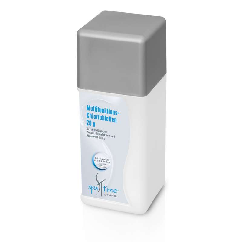 Bayrol SpaTime Multifunktions-Chlortabletten 1 kg Wasserpflege für Whirlpool
