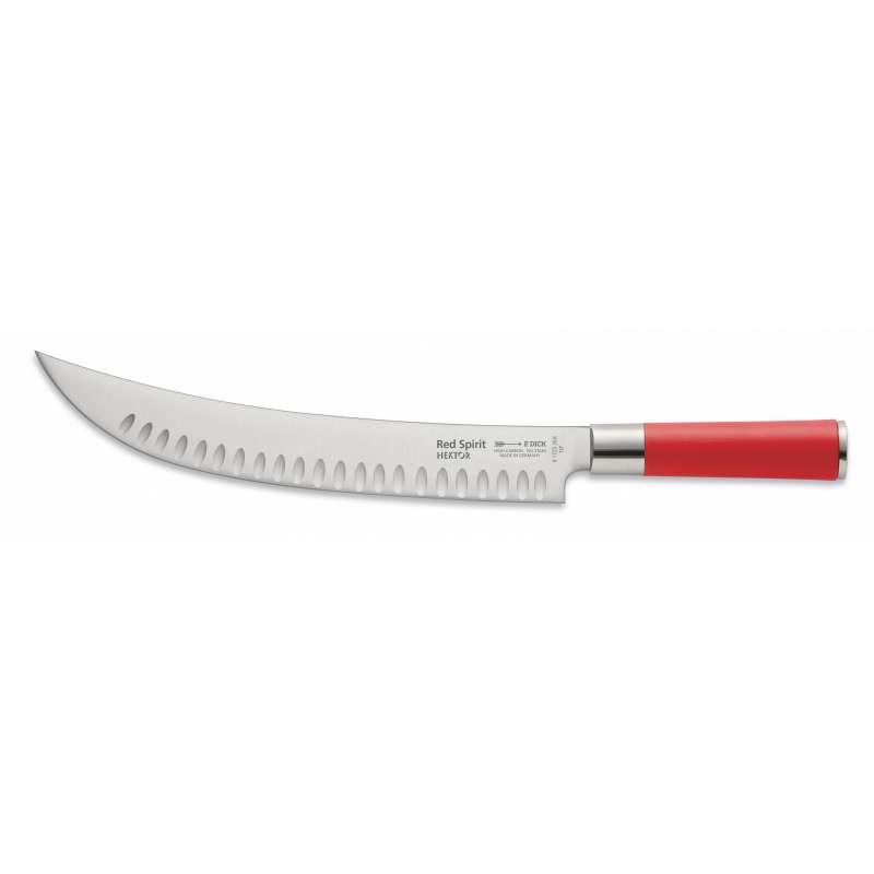 Friedrich Dick Red Spirit Zerlegemesser Hektor mit Kullenschliff, Klingenlänge 26 cm