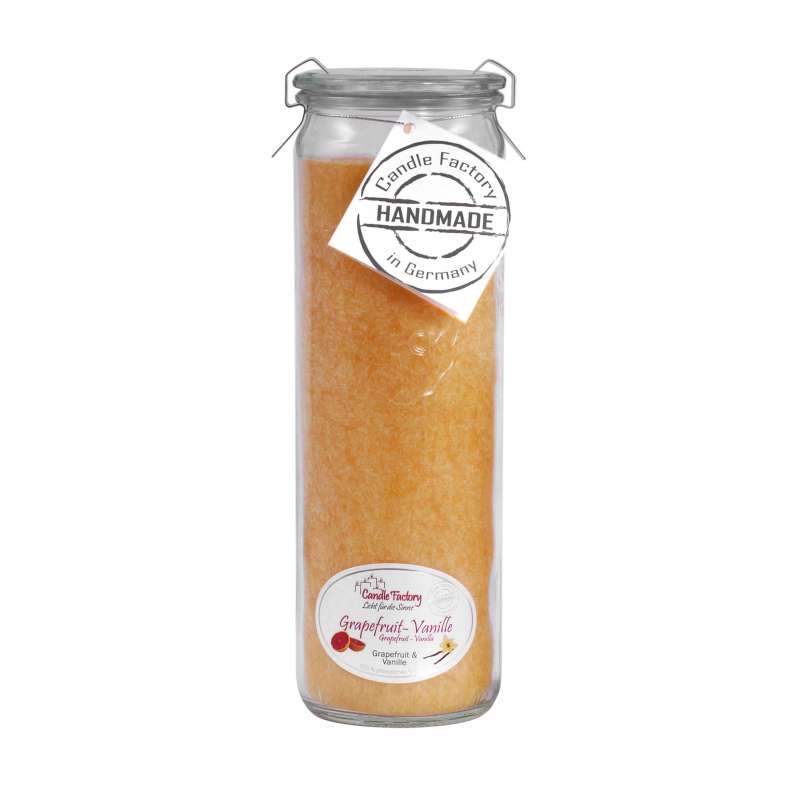 Candle Factory Big Jumbo Grapefruit Vanilla Duftkerze Dekokerze 306-034
