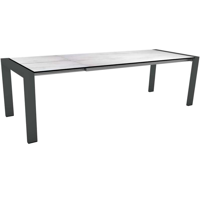 Stern Select Ausziehtisch Gartentisch Dinning-Tisch Esstisch Silverstar Zement hell
