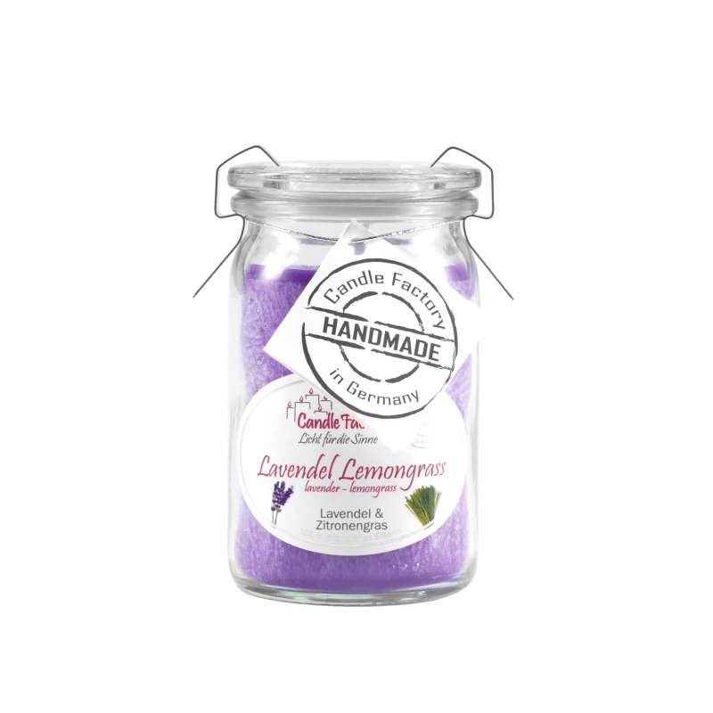 Candle Factory Baby Jumbo Lavendel Lemongrass Duftkerze Dekokerze 308059