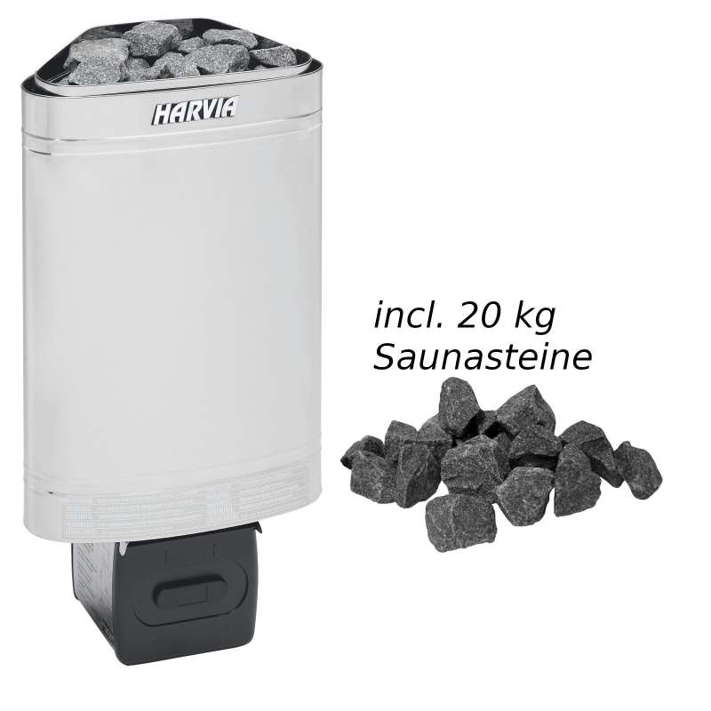 Harvia Saunaofen Delta E 2,3 kW Elektroofen D23E Saunaheizung Saunaheizgerät