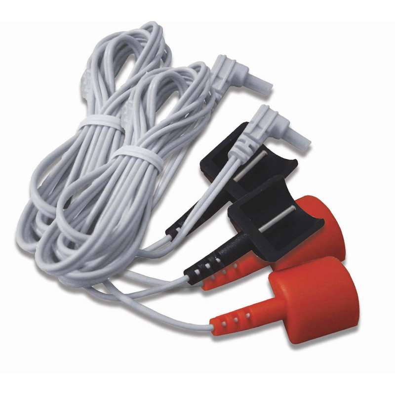 Hofmann 2 Elektrodenkabel für Dauerelektroden für TENS- und EMS-Geräte 89271
