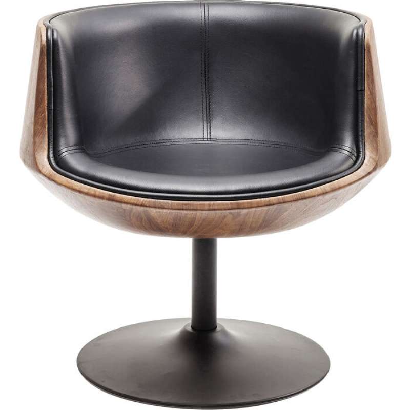 KARE Design Drehstuhl Club Walnut 82994