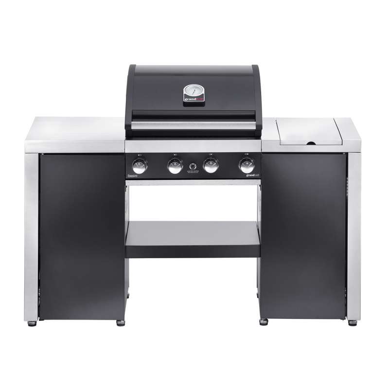 Grandhall Gasgrill Premium G4 Island Grillinsel 4 Brenner, 1 Seitenbrenner K04000333A