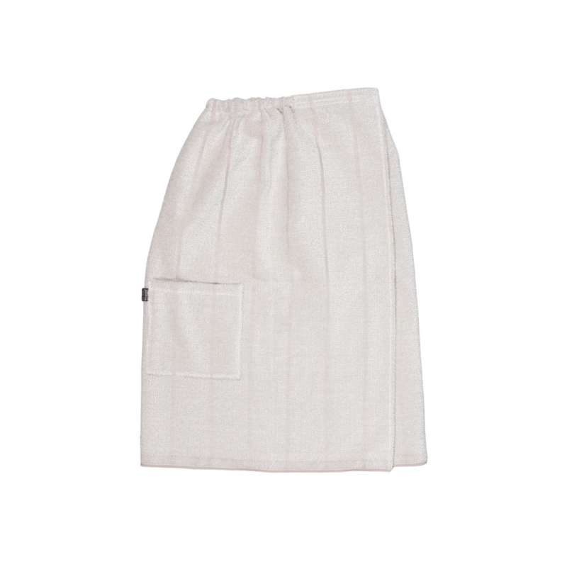 Jokipiin Laituri Kilt 85 x 145 cm finnischer Saunakilt für Damen white/beige