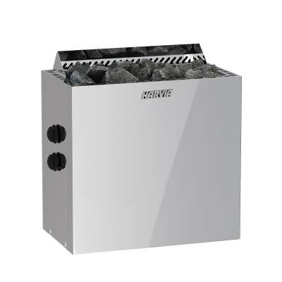 Harvia Qubic BQ60 6 kW Steel finnischer Saunaofen mit integrierte Steuerung Harvia Qubic BQ60 6 kW Steel finnischer Saunaofen mit integrierte Steuerung