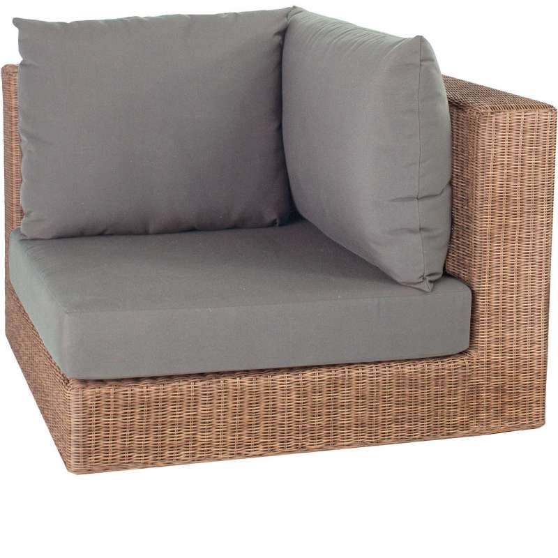 Stern Fontana Lounge-Eckelement Lounge-Stuhl Gartensessel zimt/rehbraun