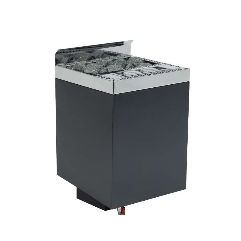 Infraworld Sparta Wall Combi Verdampferofen 9 kW schwarz inkl. Saunasteine