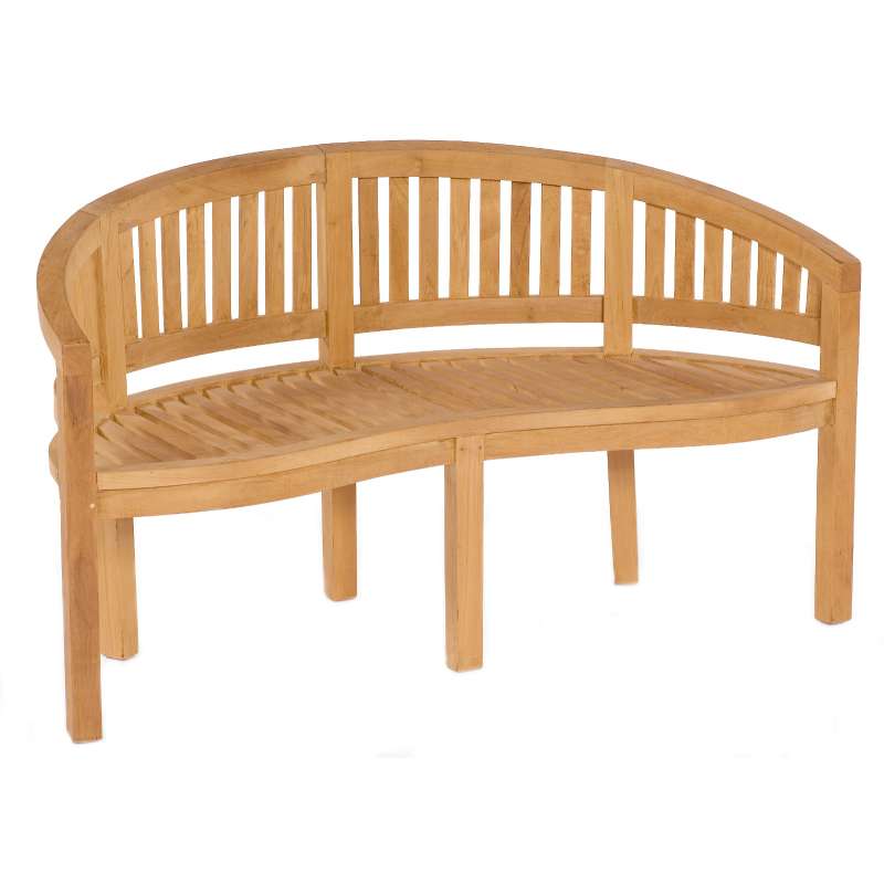 Sonnenpartner Gartenbank Sitzbank Nierenbank Castle Garden Teakholz 80050015