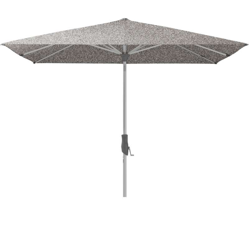 GLATZ Sonnenschirm ALU-TWIST 250 x 200 cm Stoffklasse 4 Smoke 420