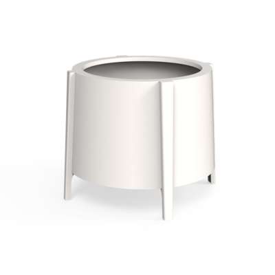 Vorschau: Dipott Pflanzgefäß Botan rund aus Aluminium RAL 9016 verkehrsweiß Pflanzkübel Vorschau: Dipott Pflanzgefäß Botan rund aus Aluminium RAL 9016 verkehrsweiß Pflanzkübel