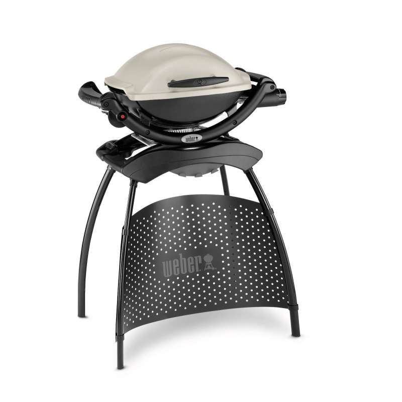 Weber Gasgrill Q 1000 Stand Titan ohne Seitentische