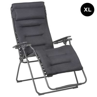 Vorschau: Lafuma Futura XL BeComfort® Relaxliege Sonnenliege Gartenliege Dark Grey Titane Vorschau: Lafuma Futura XL BeComfort® Relaxliege Sonnenliege Gartenliege Dark Grey Titane