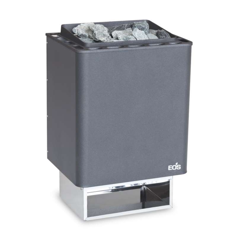 Eos Basic Saunaofen Wandofen Thermat 9 kW anthrazit perleffekt 94.5482
