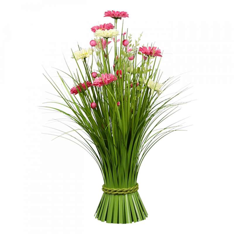 Casablanca Kunstpflanze Fleurs klein grün/rosa/weiß 40 cm