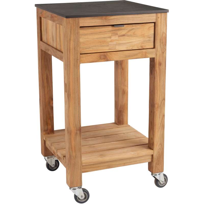 Stern Sideboard Hilda mit Schublade 50x50x92 cm Old Teak Silverstar Smoky