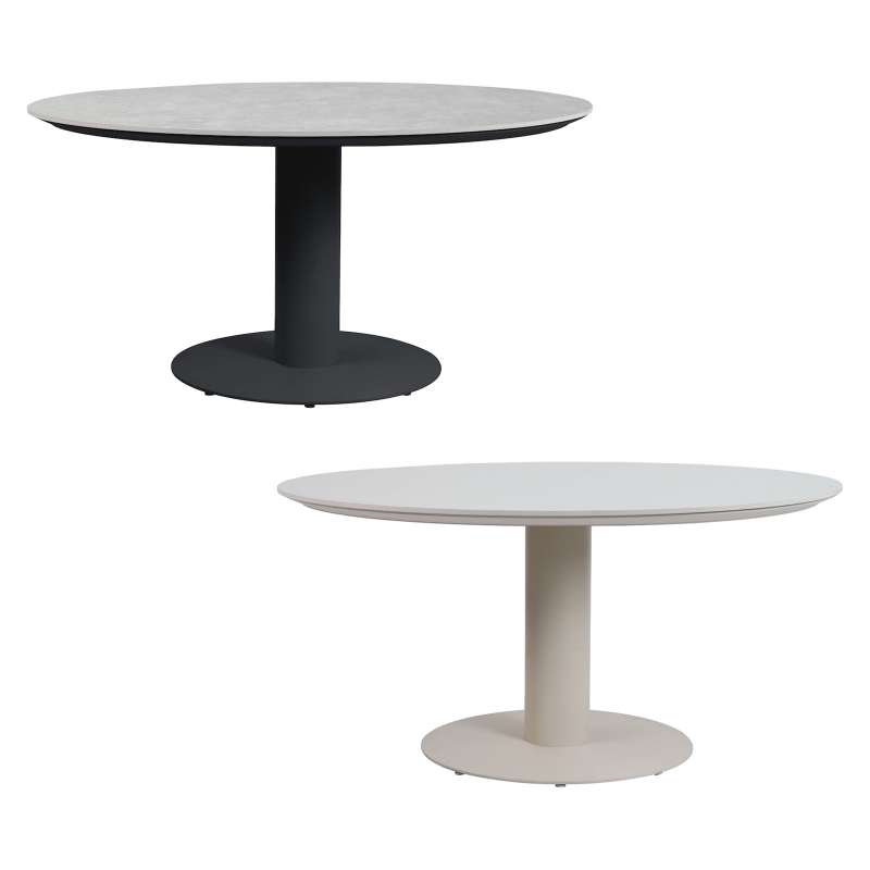 Best Freizeitmöbel Circo Dinning Tisch Gartentisch Esstisch rund 150 x 74 cm