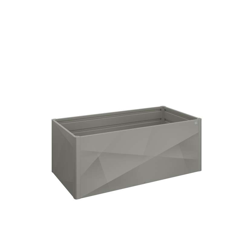 Biohort HochBeet X-Design Pflanzgefäss Pflanzbeet Stahlblech/Glasfaser 201x102x77cm