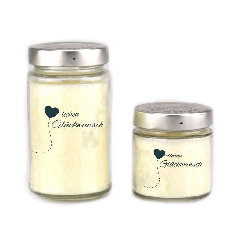 Candle Factory Kerzen-Set Herzlichen Glückwunsch Groß + Klein