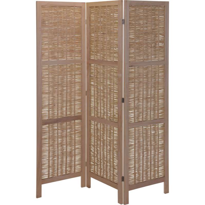 Paravent Raumteiler 3 teilig Wandschirm faltbarer Sichtschutz Holz ca. 130 x 170 X 2 cm