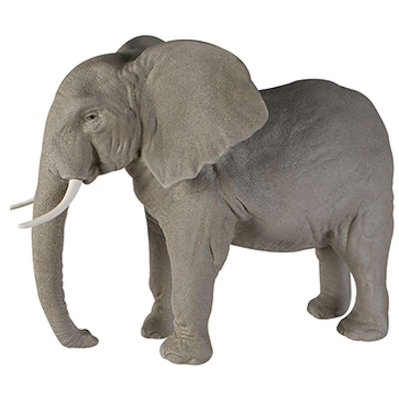 Casablanca Figur Elefant groß Dekoration grau 35 cm