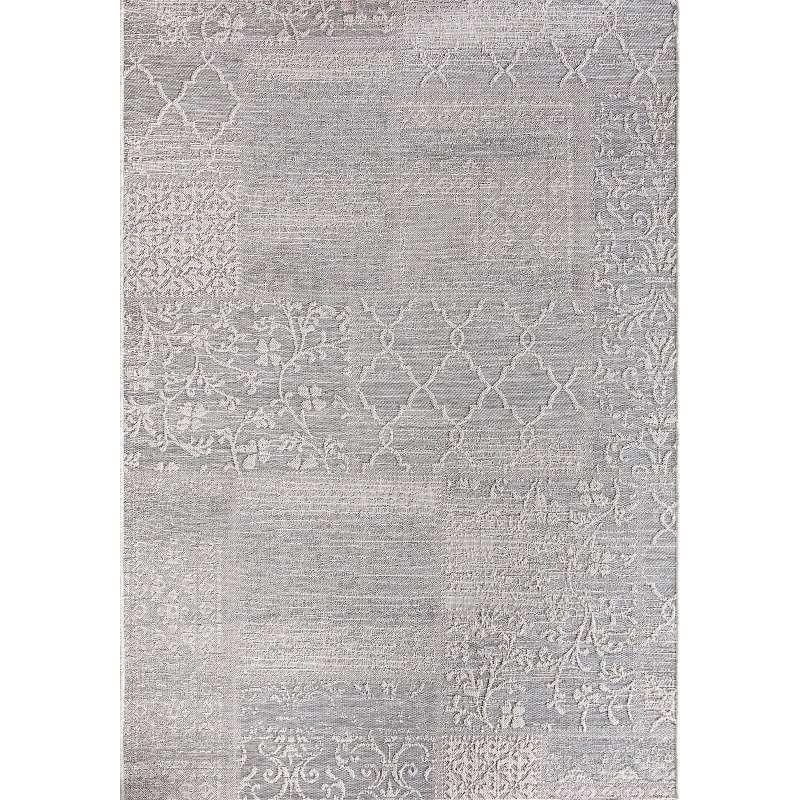 Peyer Syntex Teppich Jersey 4688 Fb. silber Outdoor-Teppich in mehreren Größen