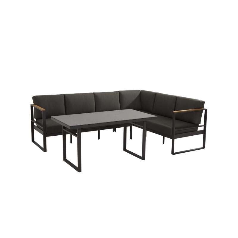 Aqua-Saar Coco Loco III Diningsofa Loungesofa 3-teilig Komplettset Gartengarnitur