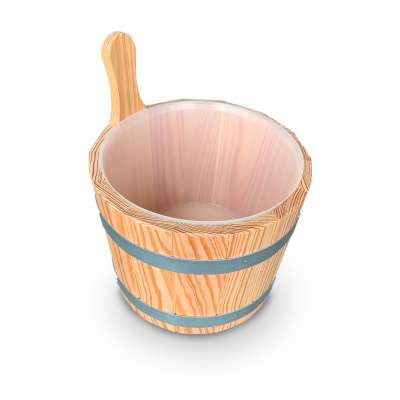 Arend Sauna Aufgusskübel Lärche mit Kunststoffeinsatz ca.5 ltr Arend Sauna Aufgusskübel Lärche mit Kunststoffeinsatz ca.5 ltr