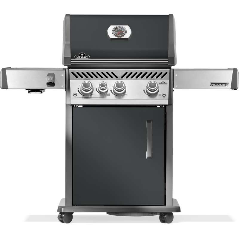 Napoleon Rogue Pro 425 Charcoal Grau Gasgrill inkl. Edelstahl Plancha und Toolset RP425SIBPCH-2-DE