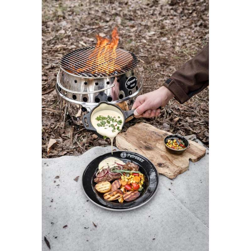 Petromax Gusseiserner Saucentopf st0.5 mit Stiel 0,5 Liter Dutch Oven